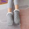 Men Women's Winter Super Soft Warm Floor Sock Cozy Fuzzy Fleece-Lined with Grippers Slipper Socks Floorshoes