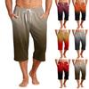 Men's Casual Drawstring Cropped Shorts