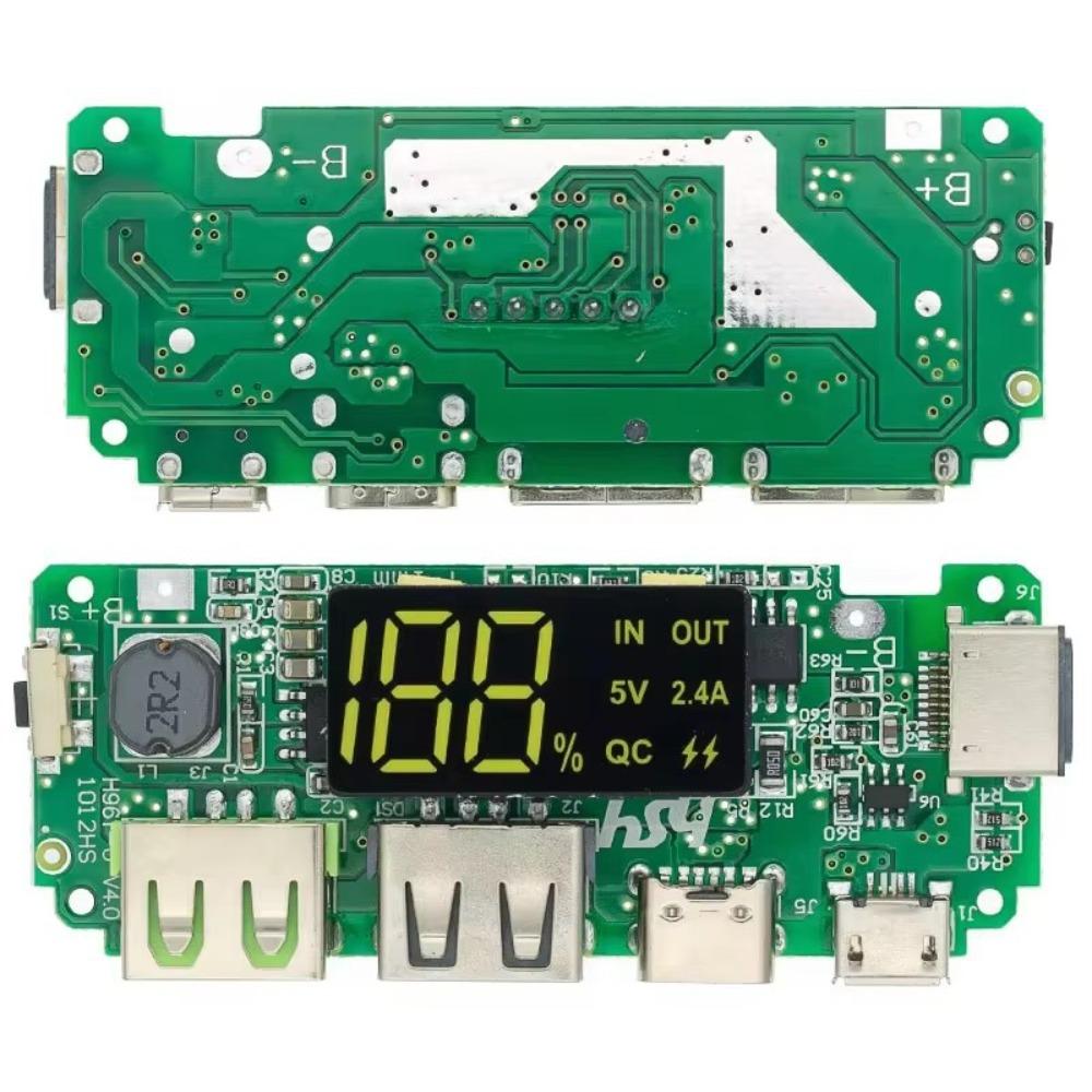 Светодиодный двойной USB 5 В 2,4 А Micro/Type-C USB мобильный блок питания 18650 модуль зарядки литиевая батарея плата зарядного устройства защита цепи