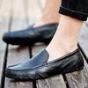 Plus Size Split Leather Shoes Men Loafers Comfortable Casual Shoes Men Flats Moccasins Men Footwear