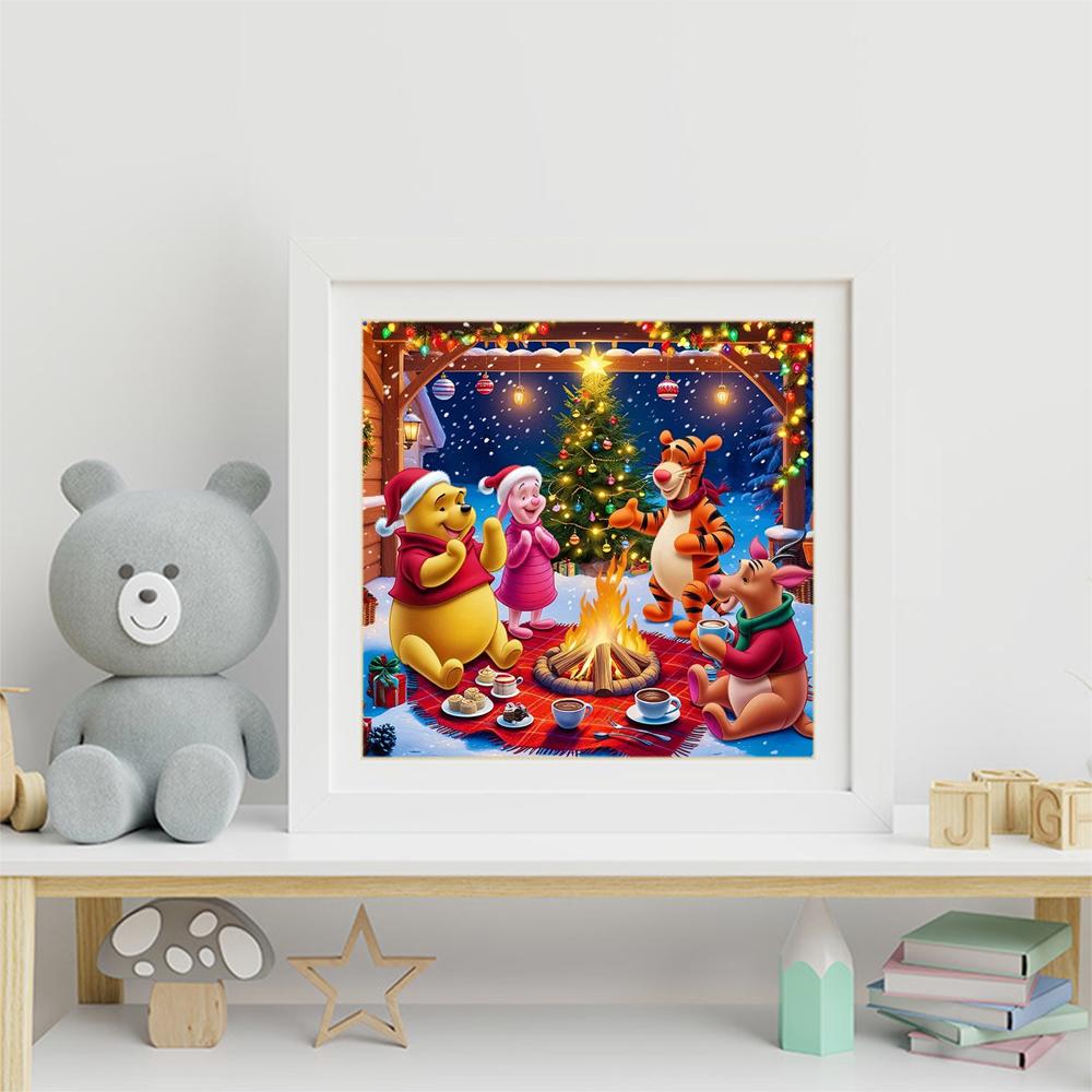 Новое Поступление Алмазная Вышивка Винни-Пух Мозаичный Медведь Животное Рукоделие Мультяшная Картина Ти