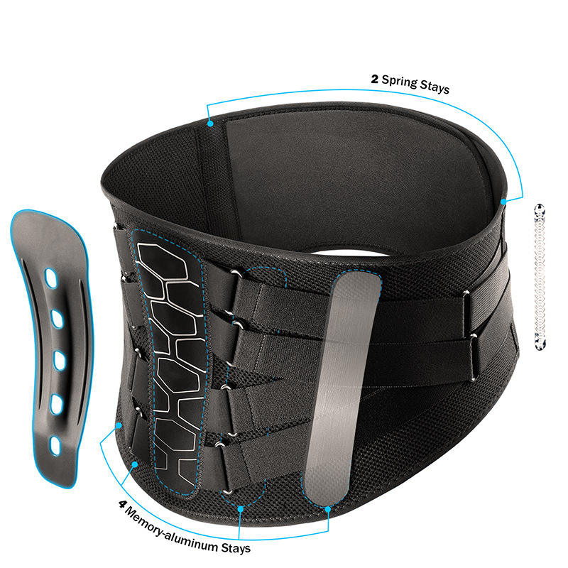 Hot Style Lumbar Belt Lower Back Brace with Compression and Protection for Women and Men Polyester & Nylon Material
