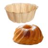 4 Inch 100 Pcs Mini Fluted Tube Pan Liner Nonstick Greaseproof Heat Resistant Paper Cake Pan Liners for Pie Scone