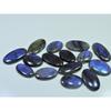 390Cts.Natural Labradorite Blue Flash Oval Cabochon Loose Gemstone 15Pcs Lot LL-1030