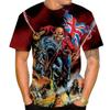 Футболка Live Dead 3D Printed Rock Music с круглым вырезом и коротким рукавом Heavy Metal Fashion Casual Mens Unisex Top