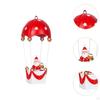 Christmas Hanging Figure Parachute Ornament Tree Decoration Craft Artwork Resin Statue for