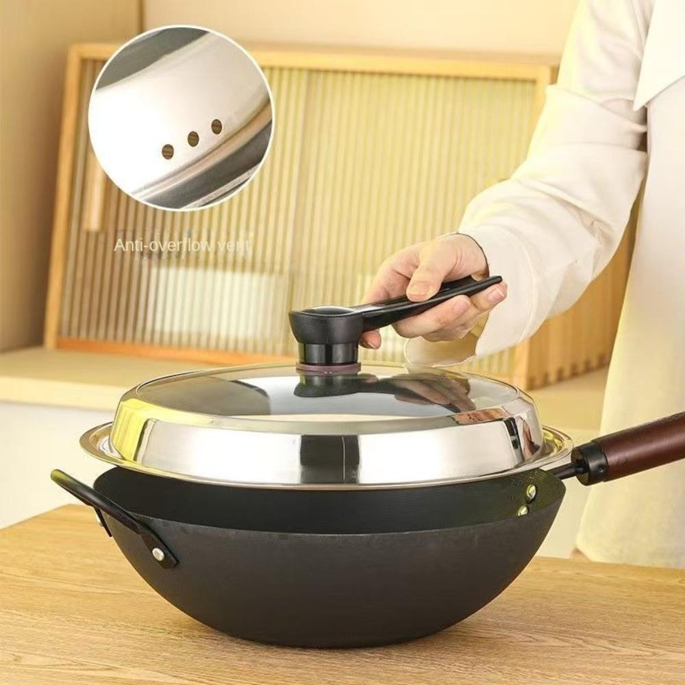 Visible Pot Cover Universal Pot Lid New Wok Pan Lid  Kitchen Accessories
