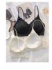 Women's Seamless Push-Up Bra - Invisible Support, Cross Halter, Thin Straps, Wireless, Small Chest Enhancement