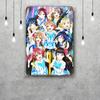 Love Live Школьный идол Проект Японское Аниме Ретро Винтажный Жестяной Знак Постер Декоративная Табличка Металлическая Пластина Настенный Декор