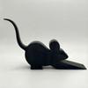 Забавный декоративный стопор для двери с 3D-печатью в виде животного, черный, нескользящий, противоударный бампер для двери, для дома и офиса
