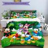Mickey Friends Dance Party Print 3Pcs Bedding Setduvet Cover With 2 Bedropillowcase Home Birthday Gift