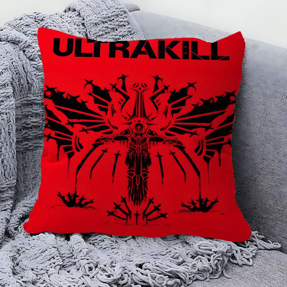 Подушка ULTRAKILL Подушка Аниме Подушка для изголовья дивана Подушка-чехол Чехол для подушки x см Мода