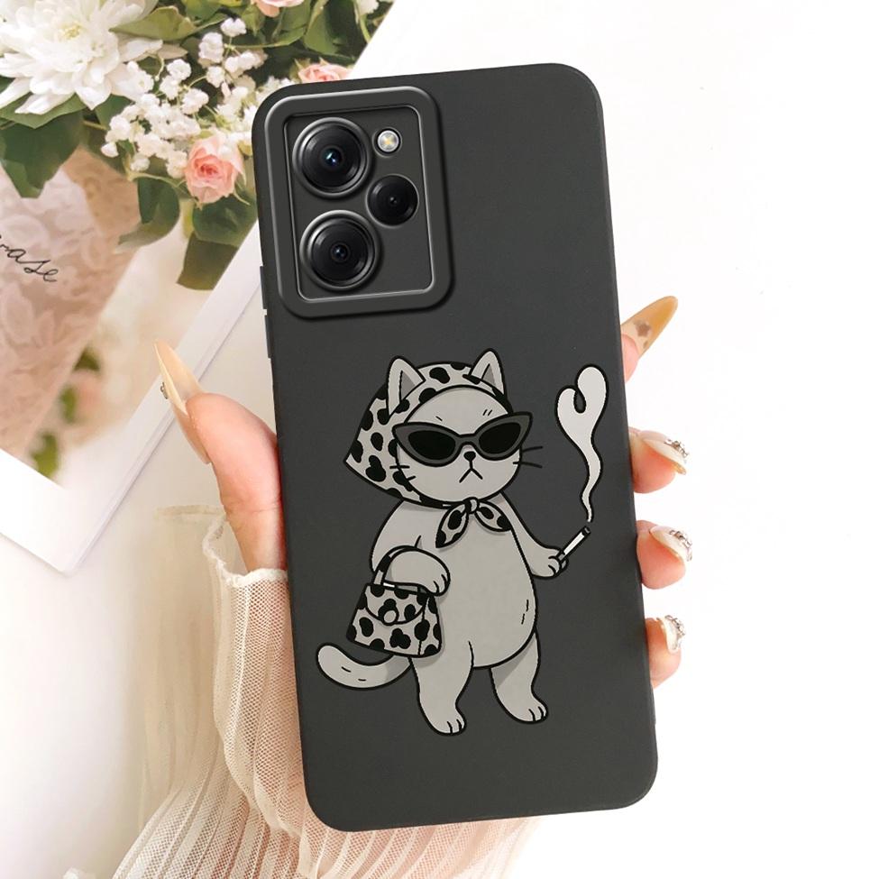 Чехол для Xiaomi Poco X5 Pro 5G Чехол Модный Мультяшный Милый Смешной Расписной Силиконовый Чехол для Телефона 22101320G 22101320I