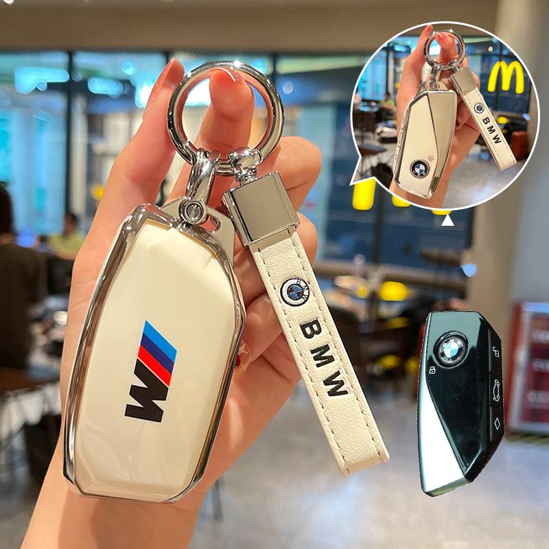 Fashion Car Key Case Cover Shell Remote Keychain For BMW 7 Series G70 G09 XM U06 G81 M3 2023 i7 X7 G07 LCI iX I20 X1 U11 Keyless sdbf49