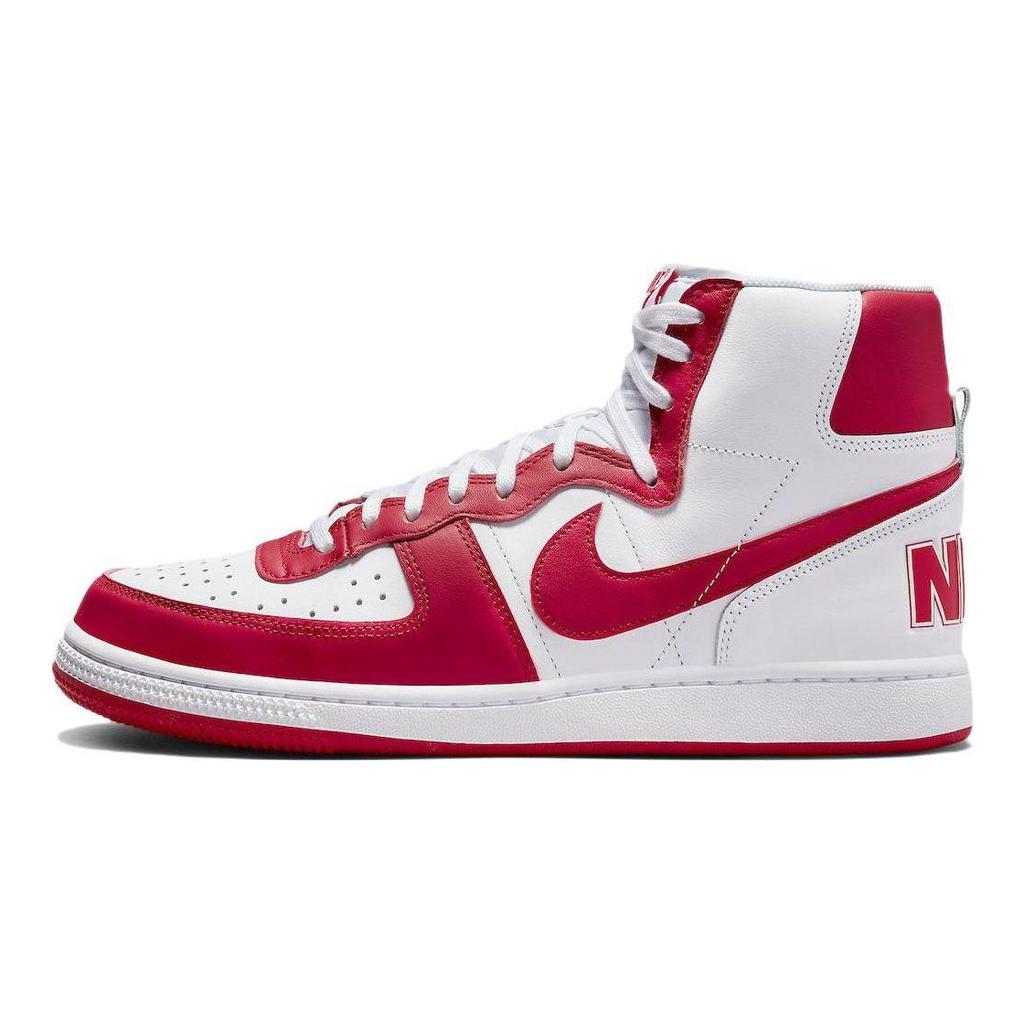 Nike Терминатор Хай Стрит. Мужские кроссовки Johns White University-Red FJ4454-100