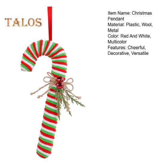 Рождественская елка, украшение в виде леденца, подвесные украшения в виде леденцов, подвеска на рождественскую елку для праздничных вечеринок