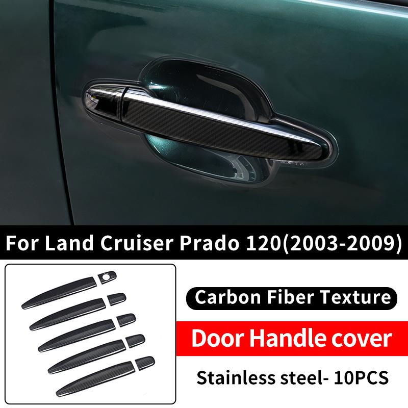For Toyota Land Cruiser Prado 120 2003-2009 Styling Upgrade Decoration Accessories Lc120 FJ120 Chrome Door Handle 2008 2007 2006