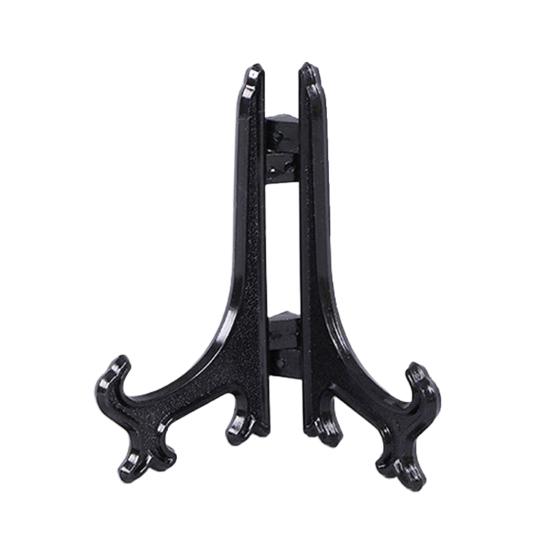 Держатель для дисплея тарелок, экологически чистый, для дома, переносная фоторамка, подставка для дисплея тарелок, мольберт, прочная, глянцевая, треугольная структура