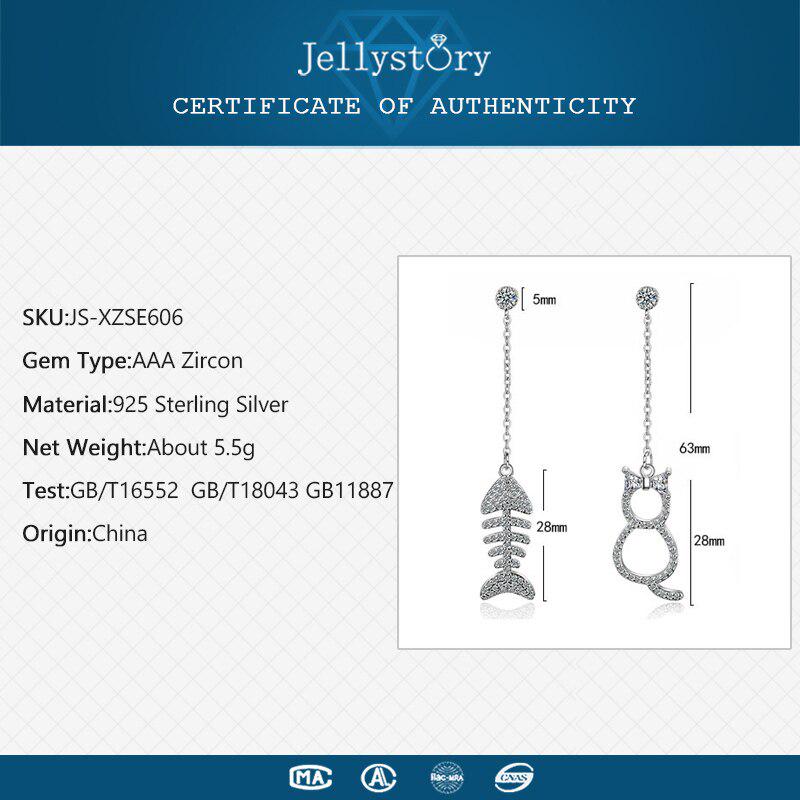 Серьги Lindon с цирконием, в форме кошки, рыбы, ювелирные изделия, серьги-капли для женщин, подарки для свадебной вечеринки