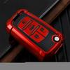 Складной чехол-книжка из ТПУ для ключа-брелока для Chevrolet Buick Camaro Cruze Equinox Красный