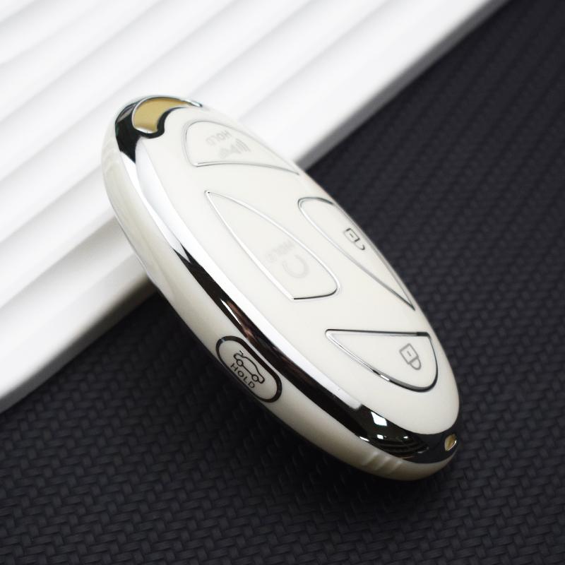 TPU Car Smart Key Case Cover For Hyundai Santa Fe Tucson 2022 Ioniq 5 Atos Prime Solaris 2021 Hyundai Palisade 5/7 Buttons