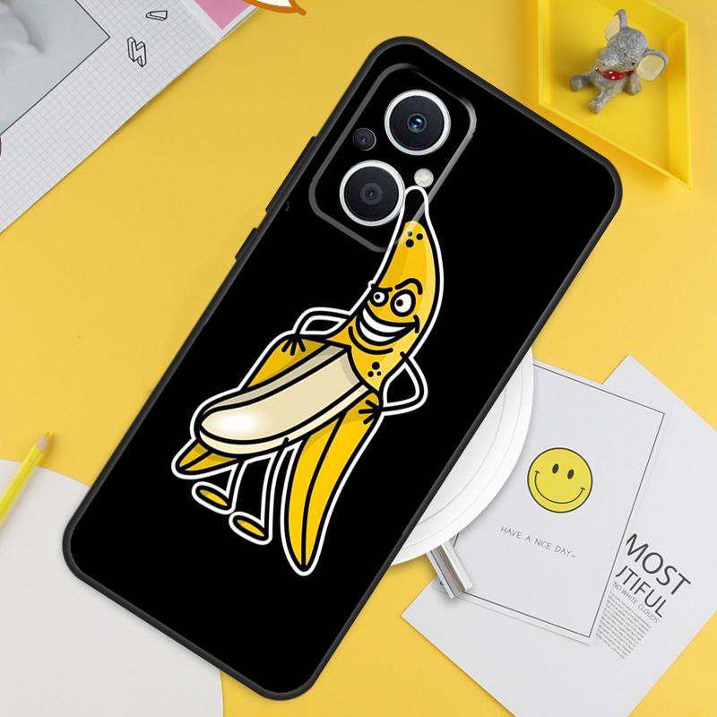 Memes Cartoon Funny Banana For OPPO Reno 12F 14F 13F 11F 10 11 12 13 14 Pro 7 8 Lite 8T OPPO Find X6 X5 X8 X9 Pro Case