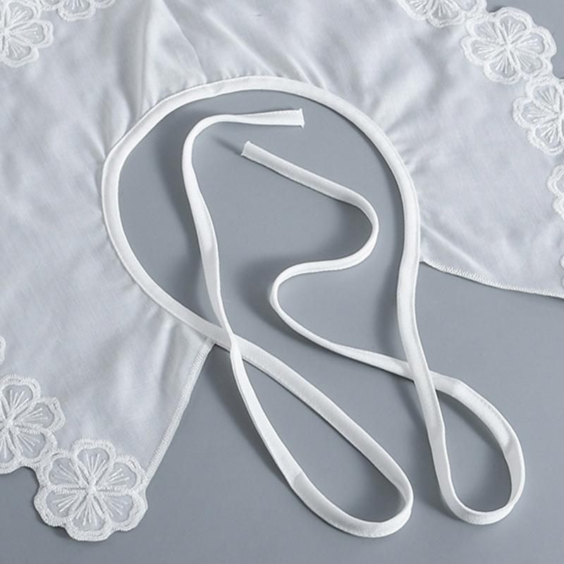 Лолита для куклы Накладной воротник Шаль Шарф Вышивка Цветок Накидка на плечи Половина рубашки Декоративное пончо Накидка для женщин Гир