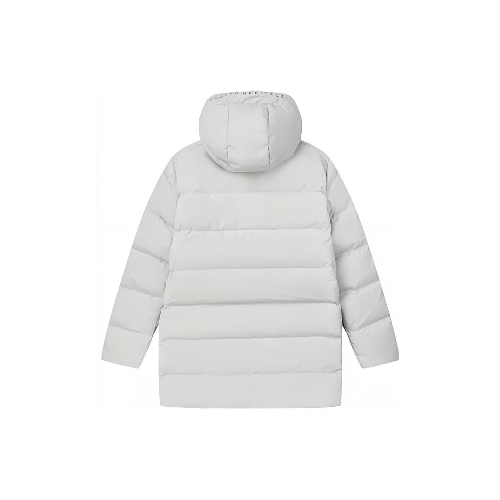 Fila Однотонная свободная теплая пуховая куртка мужская верхняя одежда сланцево-серая F51M241914F-GY