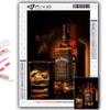 5D DIY Whiskey Cross Stitch Rhinestones Diamond Drawing Embroidery Mosaic Home Decor