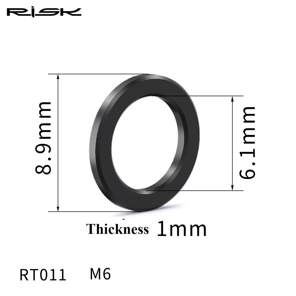 RISK Велосипедные болты шайбы M5 M6 MTB Дорожный велосипед Высококачественные детали Велоспорт на открытом воздухе