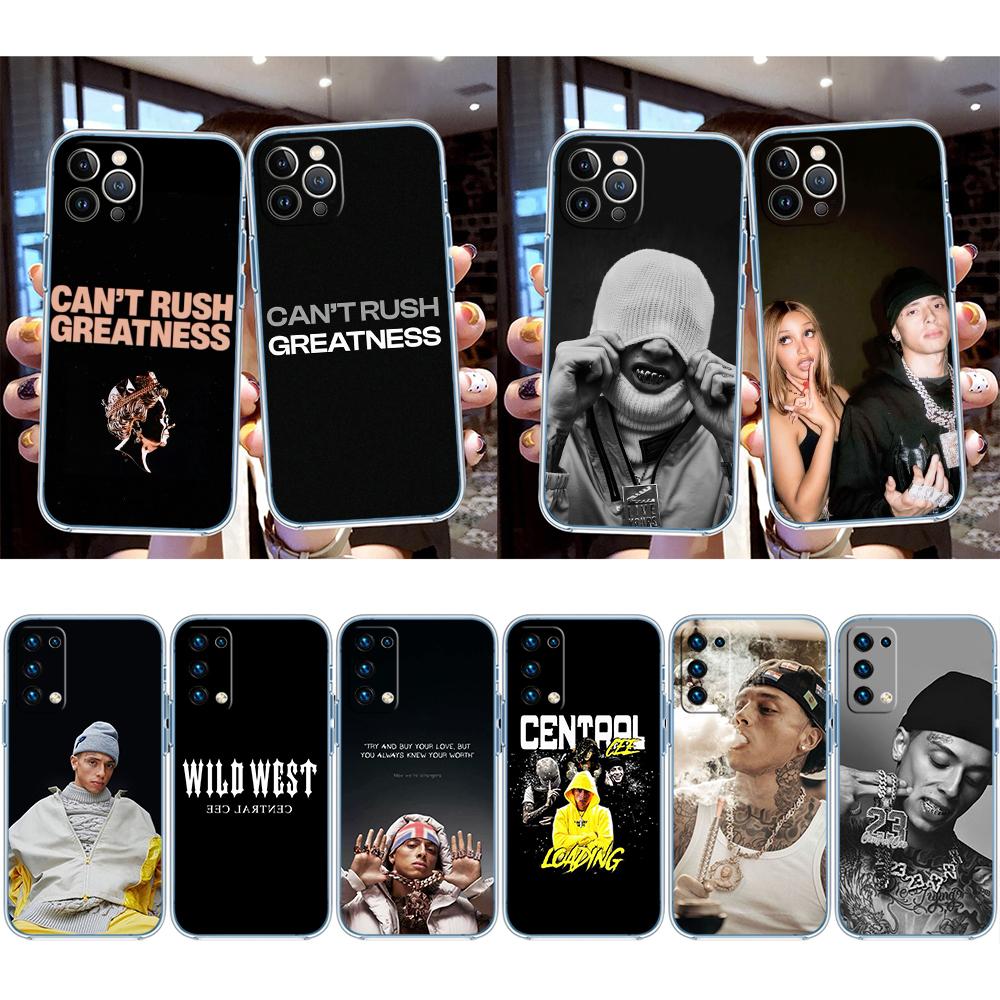 RP16 central cee Transparent Phone Case for Samsung Galaxy A04 A04S A14 A23 A34 A54 M23 M33 M52 M53