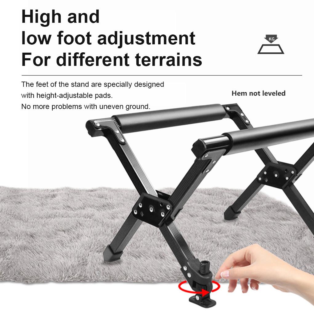 Складная стойка для охлаждения для кемпинга на открытом воздухе, складная стойка из сплава для ведра со льдом, стойка для пеших прогулок, барбекю, пикника, багажная стойка, противоскользящая стойка