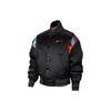 Cny Series Full Length Snap Button Collar Vintage Basketball Jacket Kids Jackets Black FD4073-010