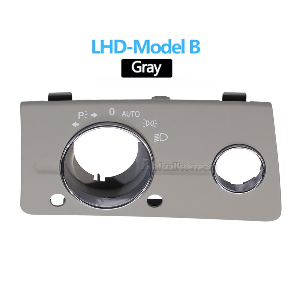 LHD Car Black Front Left Dashboard Headlight Switch Cover Trim For Mercedes Benz W211 E Class 320 350 550 2003 2004 2005-2008