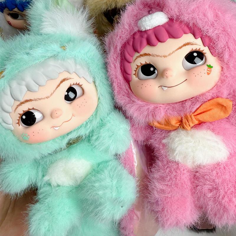 Набор Wakuku Fox Bunny Trickor Treat Blind Box Cute Wakuku Action Figure Mystery Box Fox Bunny Anime Doll Keychain Suprice Bag Toys