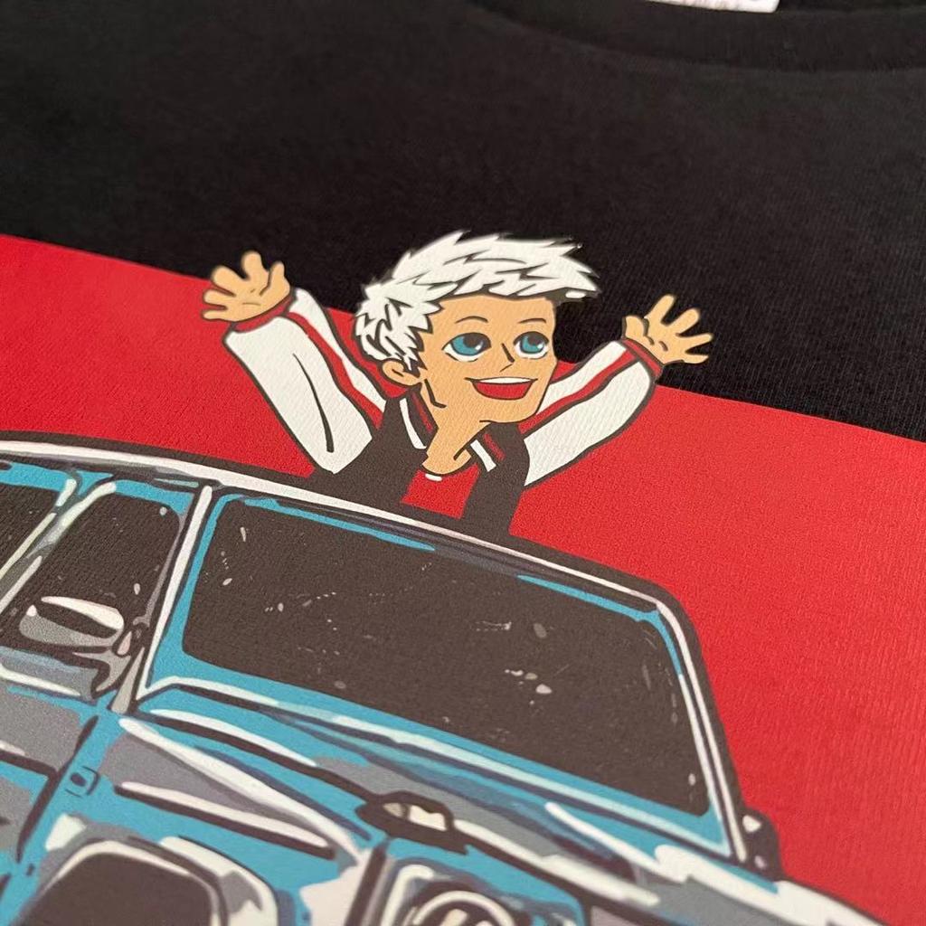 Детские футболки из 100% хлопка, мерч А4 Гелик принт, повседневная семейная одежда, детская модная одежда, топы