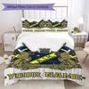 Custom Name Aik Pattern Bedding uilt Set uilt Cover Pillowcase Home Decoration Birthday Gift (1*duvet cover+2*pillowcase without core)
