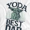STAR WARS Футболка унисекс для взрослых Yoda Best Dad ко Дню отца