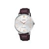 Casio MTP-VT01L Series Quartz Men's Watch Silver Brown Strap with Original Box