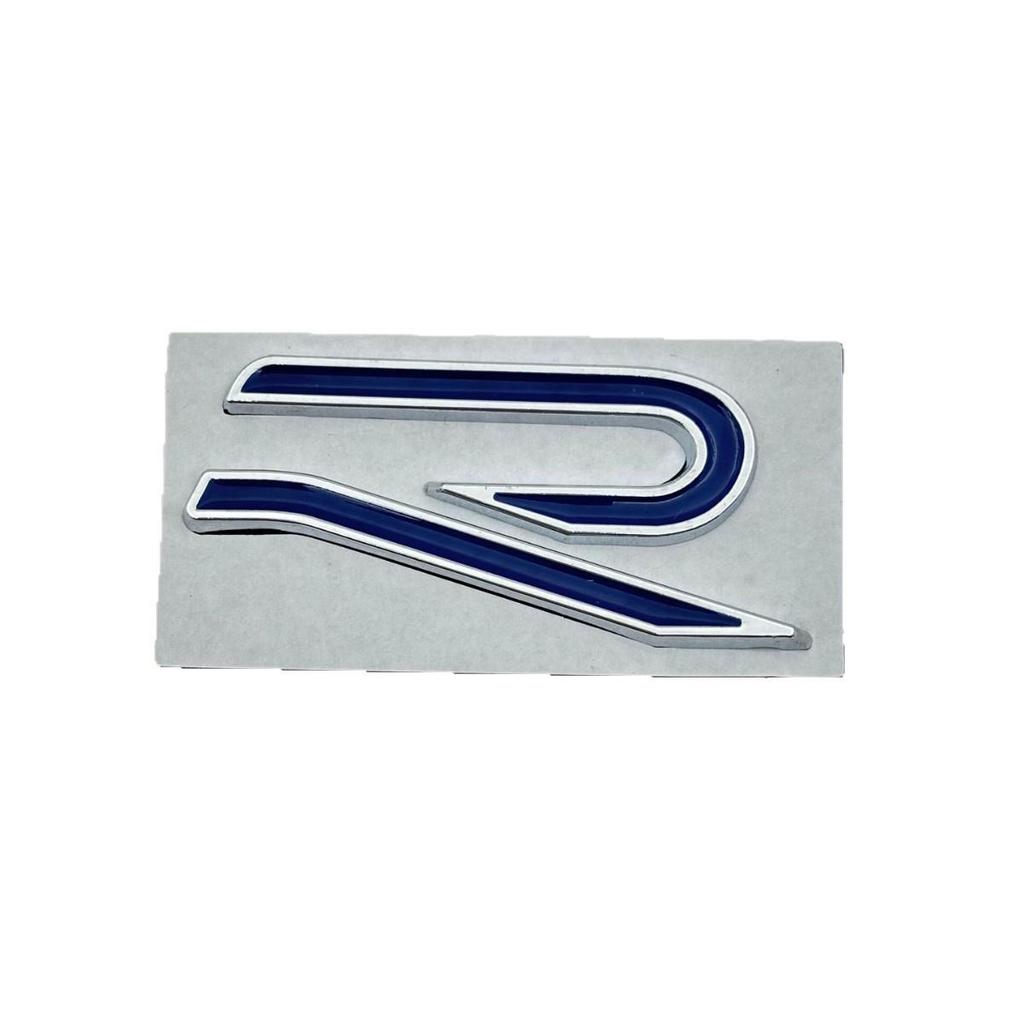 Black Warrior Golf 8 R-Line Rear Emblem - GTI English Letters Car Modification