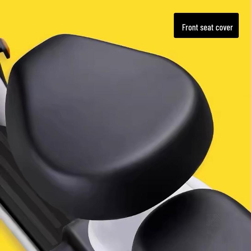 Universal Waterproof Electric Bike Seat Cover, Four Seasons PU Leather, Wear-Resistant, Sunscreen