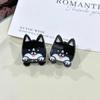 Cartoon Fun Animal Small Grab Clip Imitation Corgi French Bulldog Shiba Inu Dogs Bangs Claw Cute Women Hair Accessories