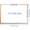 Планшет для рисования Acocony 17 x 24 Двойной зажим Художественный планшет из ДВП Низкопрофильный зажим Планшеты для рисования для художников МДФ Упаковка 1 шт.