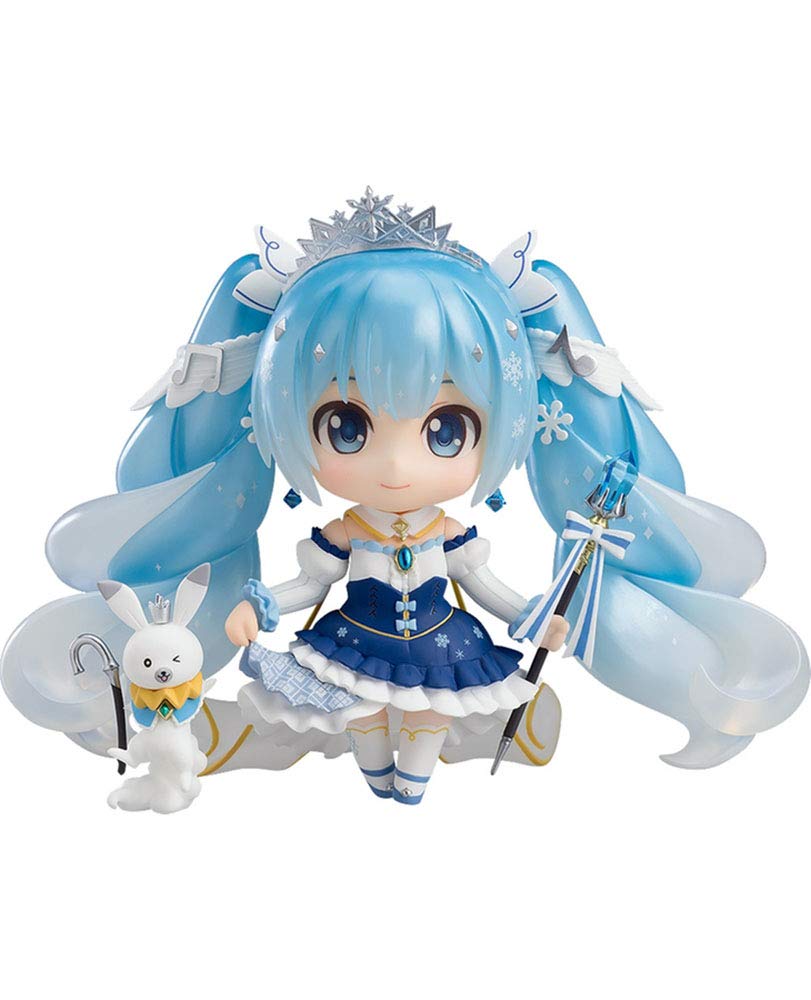 Nendoroid Character Vocal Series 01 Hatsune Miku Snow Miku Snow Princess Painted Movable Figure Ver. Non-scale ABS&PVC