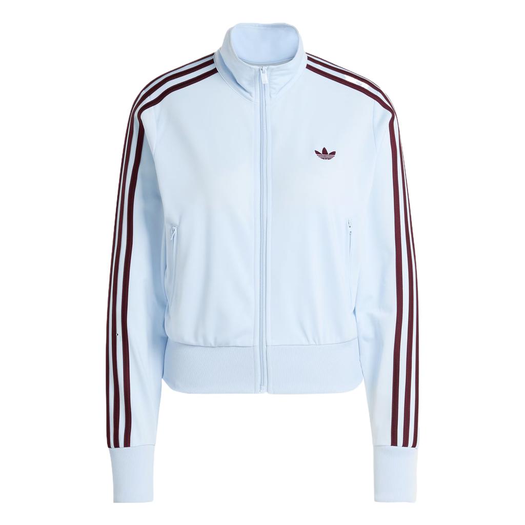 adidas Оригинальная Классическая спортивная кофта Firebird Crystal Sky/Maroon Женская KC6574