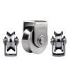 Corrosion Resistant V Sliding Gate Roller Wheel 304 Stainless Steel Pulley  Garage Doors