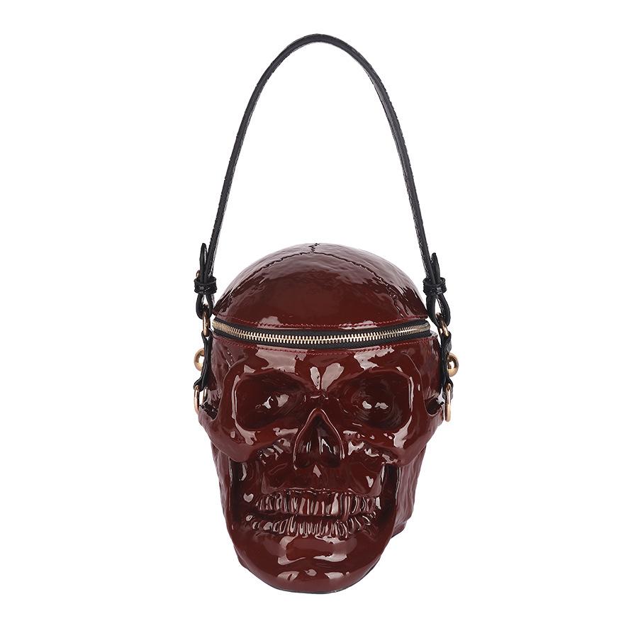 Сумка-мессенджер с 3D-черепом на Хэллоуин 2024 года – повседневная мода унисекс