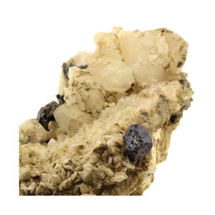 Pierres et Minéraux. Galène + Calcite. 1365.0 ct. Saint-Laurent-le-Minier, Gard, France..