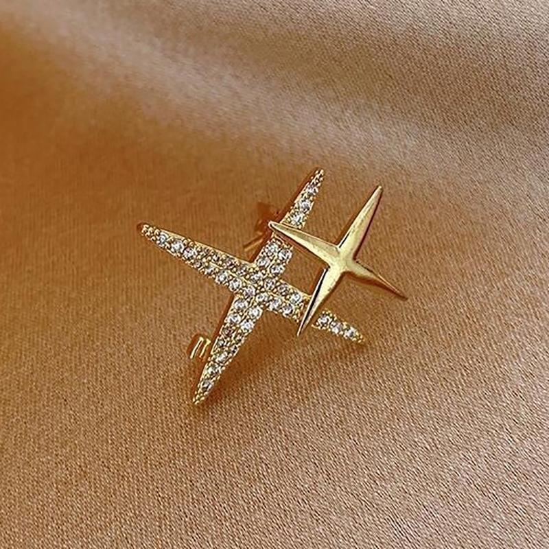 Классический дизайн, броши в форме звезды, булавки для женщин, изящные украшения, роскошные аксессуары для свадебной вечеринки и вечеринки для девочек, подарок