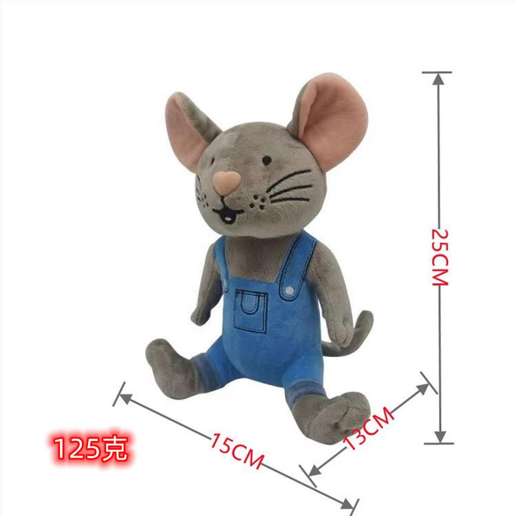 Anime If You Give A Mouse A Cookie Plush Toys Cartoon Pig Mouse Educational Stuffed Doll Plushie Animals Birthday Christmas Gift